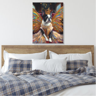 Toile Fée Boston Terrier
