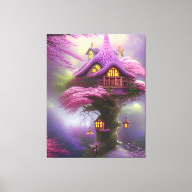 Toile Fée Cherry Blossom Maison Imaginaire Canvas (Recto)