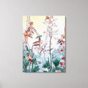 Toile Fées vintages en jeu