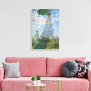 Toile Femme à l'ombrelle de Claude Monet