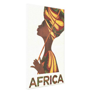 Toile Femme africaine