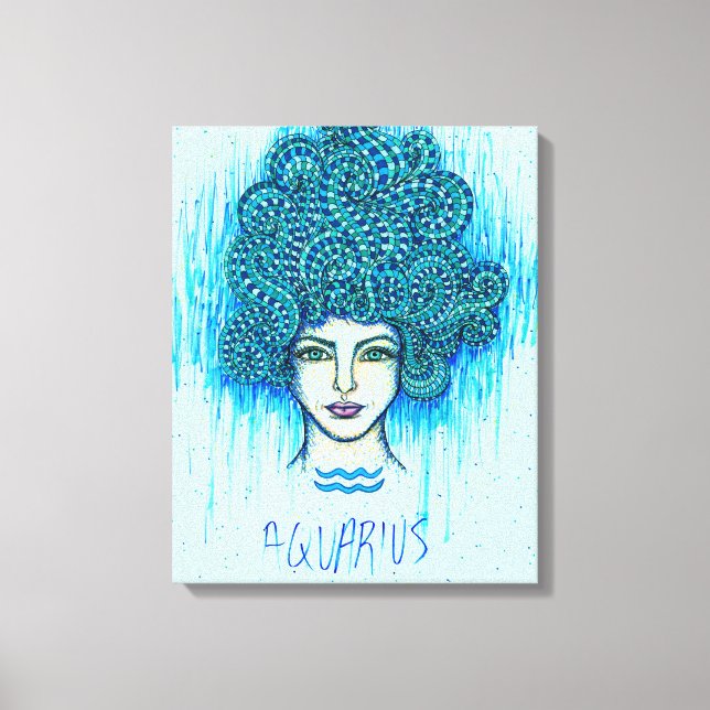 Toile Femme Aquarius (Recto)