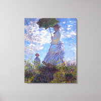 Femme au Parasol Claude Monet Fine Art
