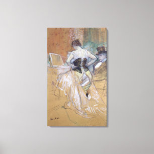 Toile Femme de Henri De Toulouse-Lautrec à sa