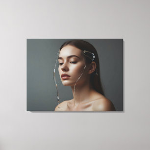 Toile Femme de mode art