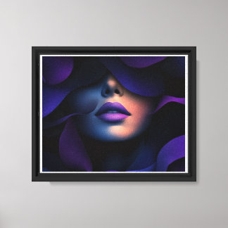 Toile Femme Mystique - Art Mur Esthétique