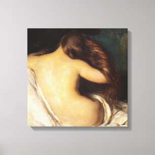 Toile Femme qui pleure ses cheveux (par Joseph DeCamp)