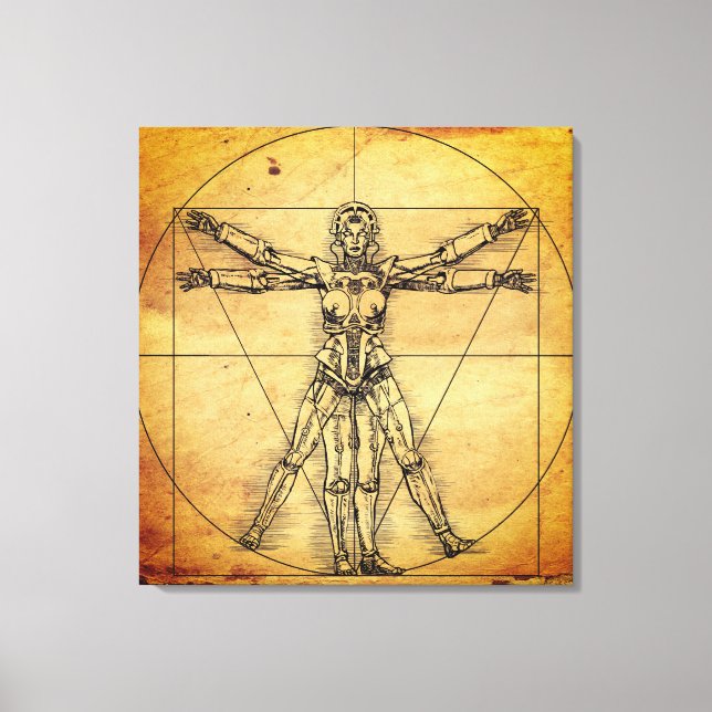 Toile Femme-robot (Recto)