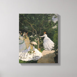 Toile Femmes de Claude Monet dans le jardin, 1866