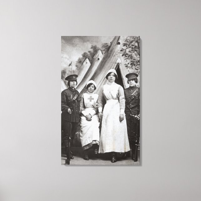 Toile Femmes en guerre, 1914-18 (Recto)