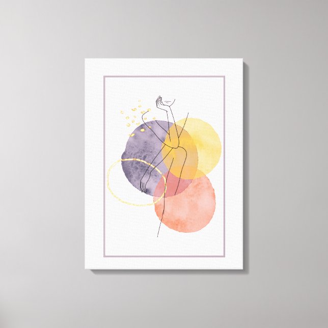 Toile femmes en silhouette (Recto)