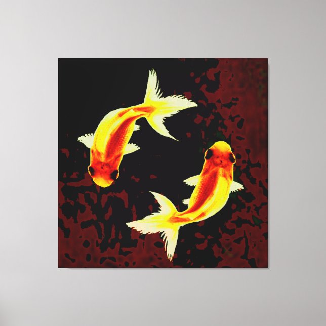 Toile Feng Shui Goldfish (Recto)