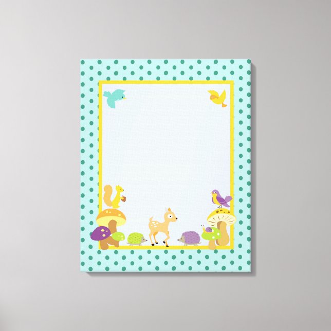 Toile Fer bois 16x20 Canvas Nursery Art (Recto)