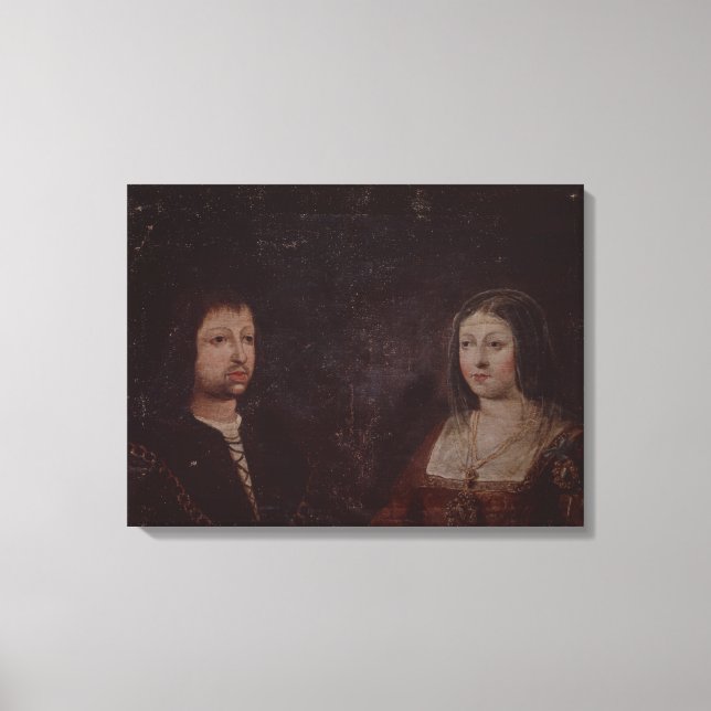 Toile Ferdinand II d'Aragon et Isabelle Ier de Castille (Recto)