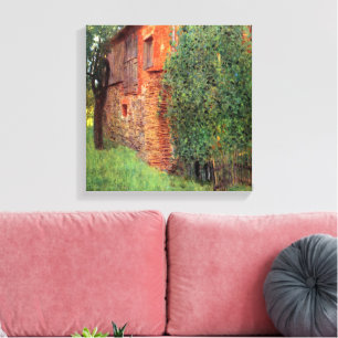 Toile Ferme à Kammer par Gustav Klimt, Art Vintage