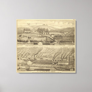 Toile Ferme agréable de vue