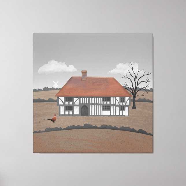 Toile Ferme aux faisans (Recto)