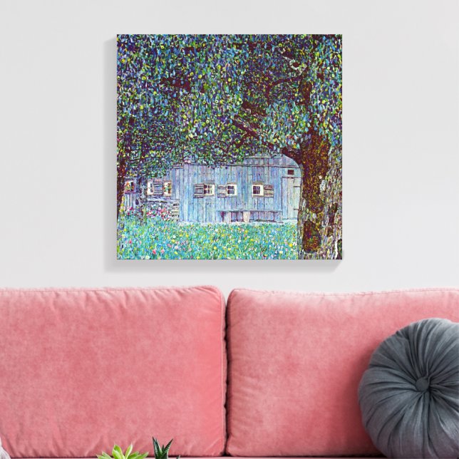 Toile Ferme en Haute-Autriche par Gustav Klimt (Insitu(Salon))
