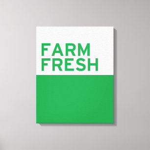 Toile Ferme fraîche