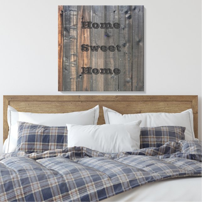 Toile Fermeture de la clôture de séquoia patiné Imprimer (Insitu(Chambre))