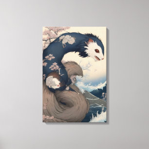 Toile Ferret - Japan
