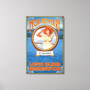 Toile Ferry pour femmes - Île Lopez, Washington