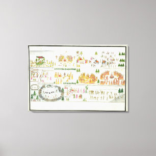 Toile Festivals indous comprenant Dasehra, Diwali et