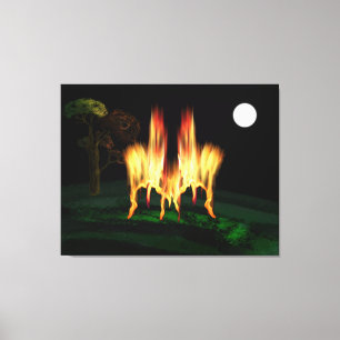 Toile Feu d'incendie