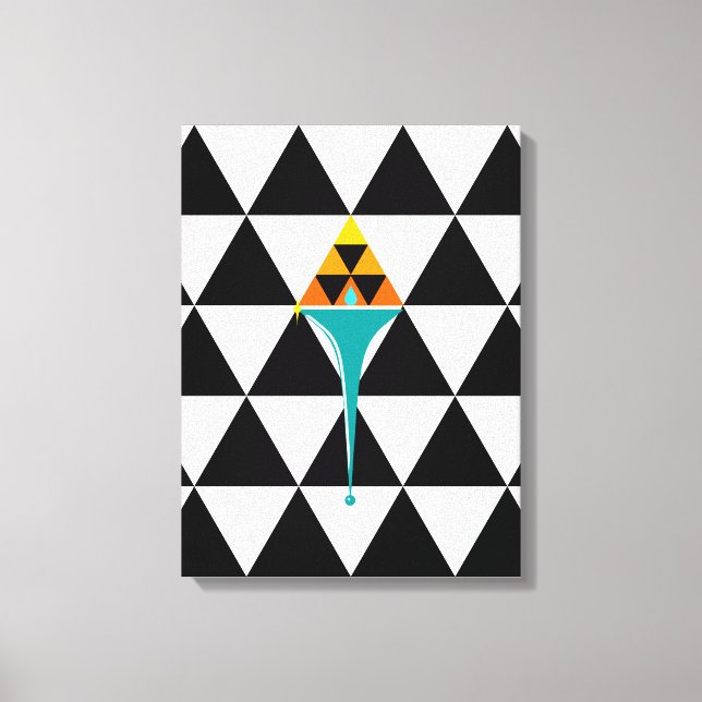 Toile FEU - Les quatre éléments (Recto)