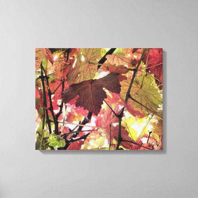 TOILE FEUILLES D'AUTOMNE (Recto)