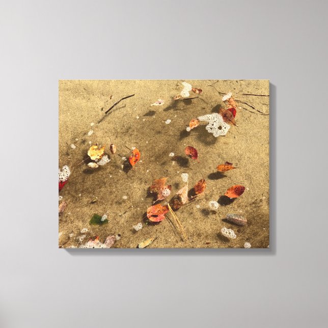 Toile Feuilles d'automne flottantes (Recto)