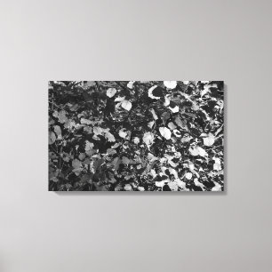 Toile Feuilles éclairés