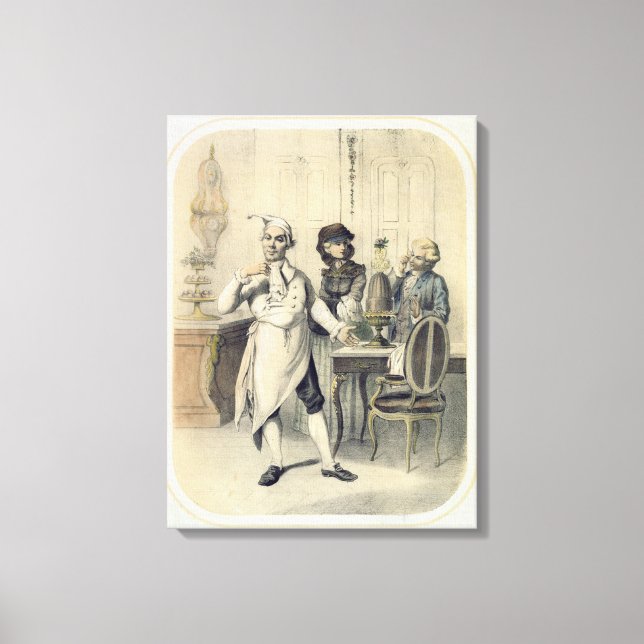 Toile Fierté dans la Cuisine, d'une série d'empreintes d (Recto)