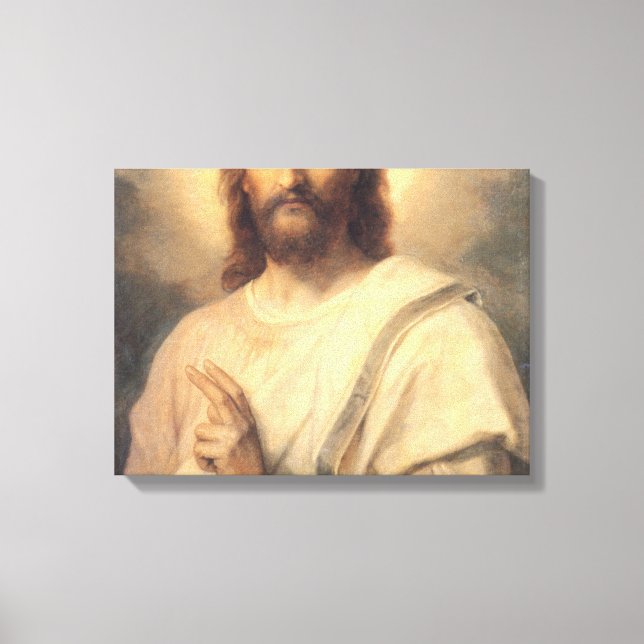 Toile Figure de Jésus Christ By Heinrich Hofmann (Recto)