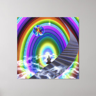 Toile Figure de mystère au Stargate interdimensionnel