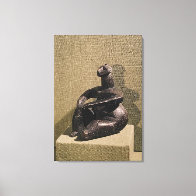 Toile Figure féminine assise, 3500-2500 av. (Recto)
