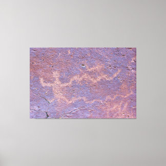 Toile Figure masculine Petroglyphe