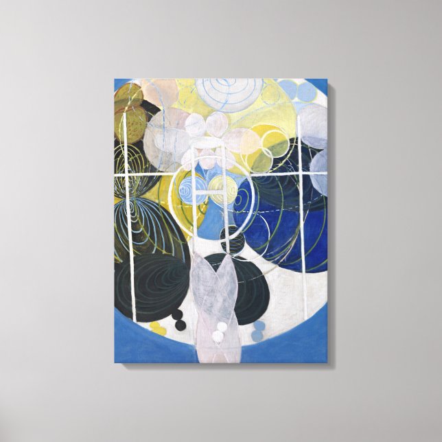 Toile Figure no 5 par Hilma af Klint (Recto)