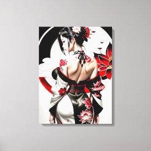 Toile Fille asiatique_Kimmo_SaMario_Styles