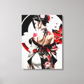 Toile Fille asiatique_Kimmo_SaMario_Styles