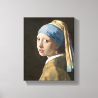 Fille au collier de perles - Johannes Vermeer Art