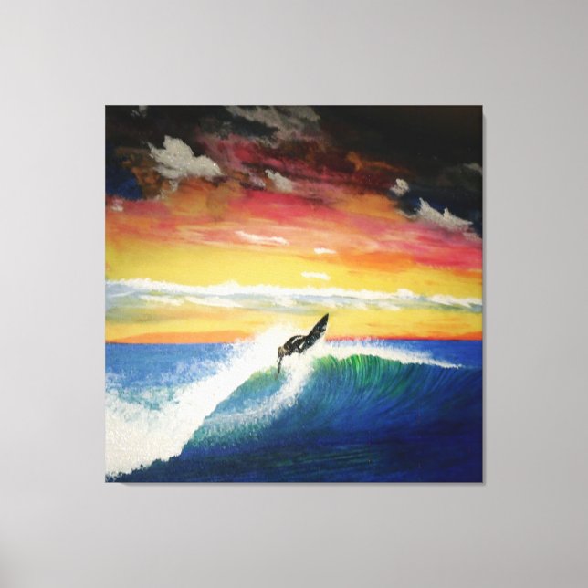 Toile Fille de surfeur (Recto)