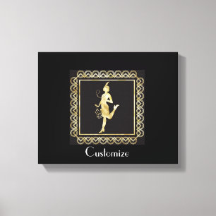 Toile Fille Flapper des années 1920 Thunder_Cove