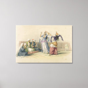 Toile Filles de danse au Caire, de 'Egypte et Nubia