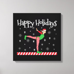 Toile Filles Gymnastique Elfe de Noël