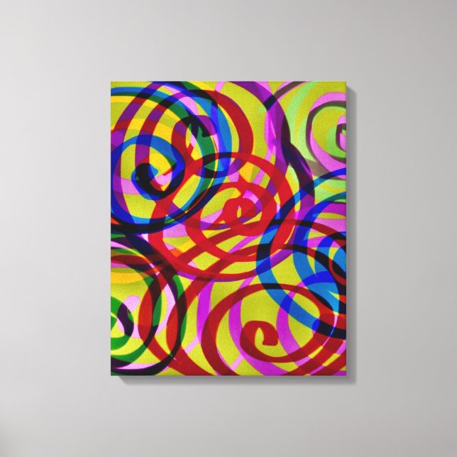 Toile Fils colorés (Recto)