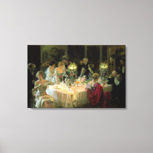 Toile Fin du dîner, 1913