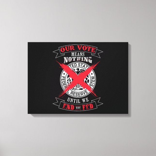 Toile Fin du mur d'art de la Fed (Recto)