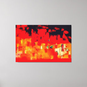 Toile Firetown par Maxwell Kerr