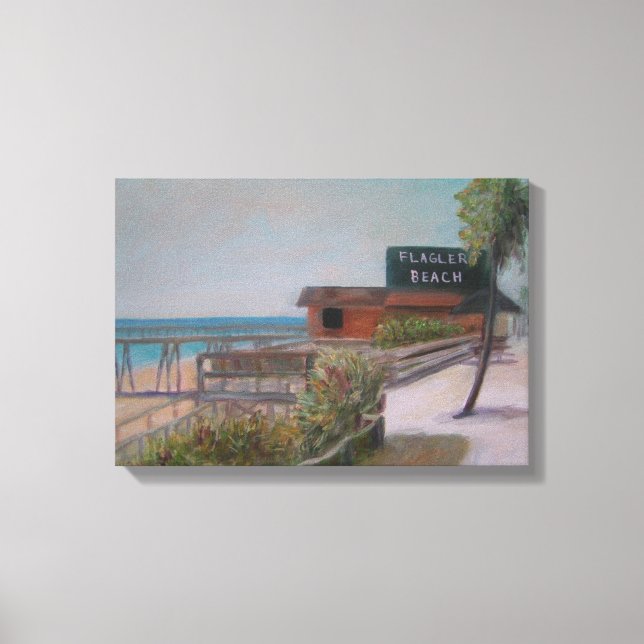 Toile FLAGLER BEACH Canvas Imprimer (Recto)